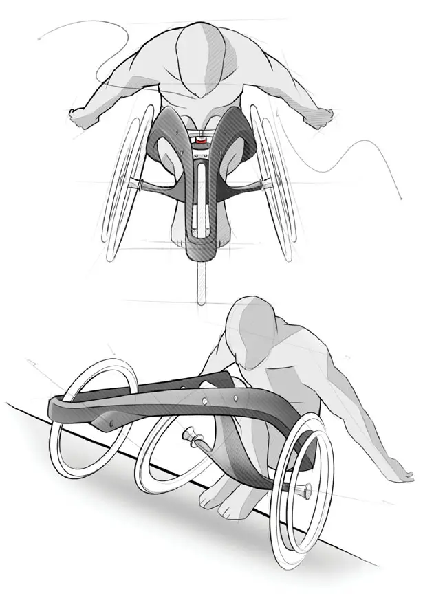 Ultra Long Distance Wheelchair by Andrew Mitchell