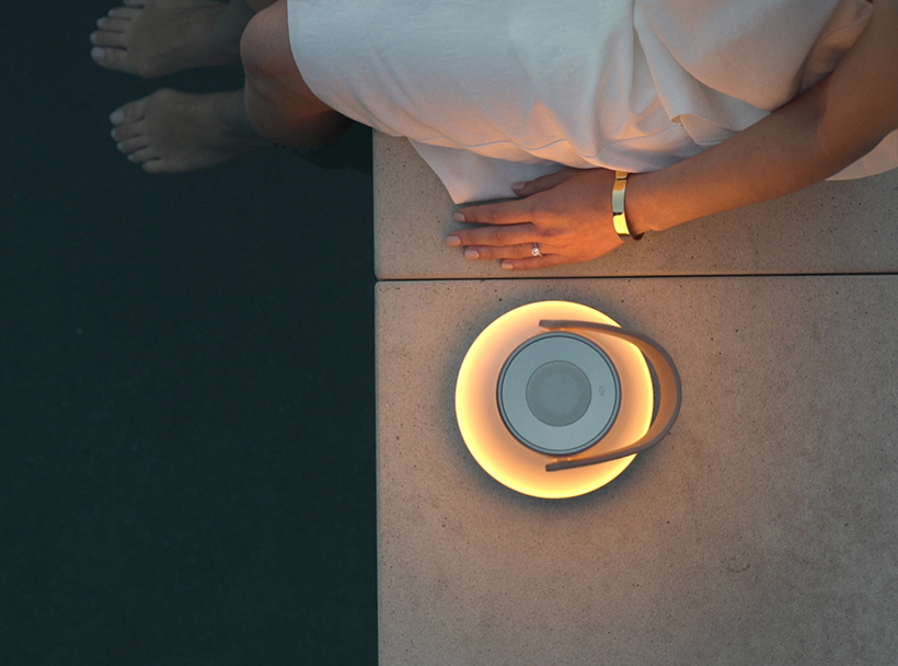 Uma Sound LED Table Lamp by Pablo Pardo