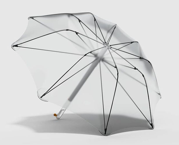 Umbrella Filters Rainwater for Drinking by Volkan Uğurel