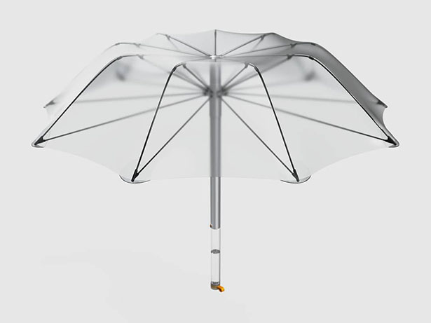 Umbrella Filters Rainwater for Drinking by Volkan Uğurel
