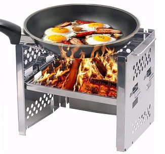 Unigear Wood Burning Portable Camp Stove for Serious Campers