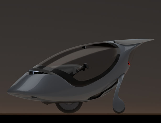 Unigyro II: Single-Seater Robot Vehicle by Morteza Vafadar