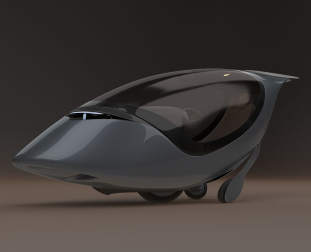 Unigyro II: Single-Seater Robot Vehicle by Morteza Vafadar