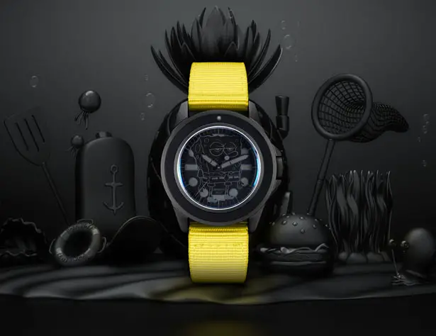 Unimatic U1-SS Watch Celebrates 20th Anniversary of SpongeBob SquarePants