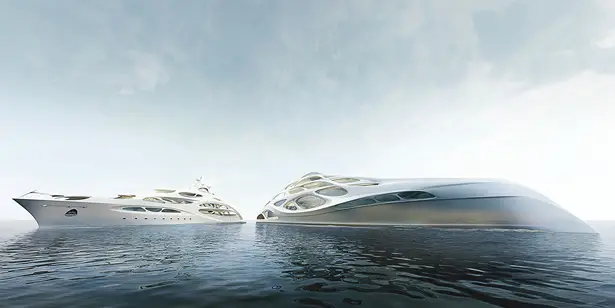 Unique Circle Yacht by Zaha Hadid