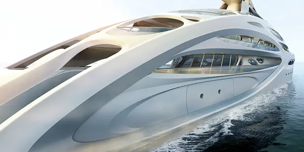 Unique Circle Yacht by Zaha Hadid