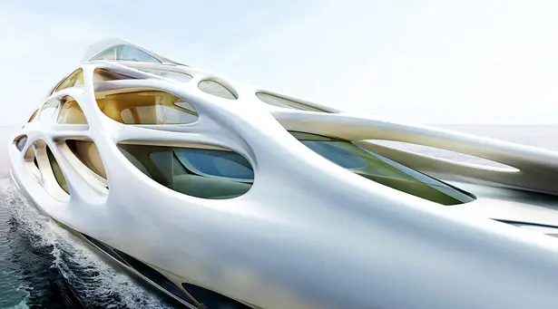 Unique Circle Yacht by Zaha Hadid