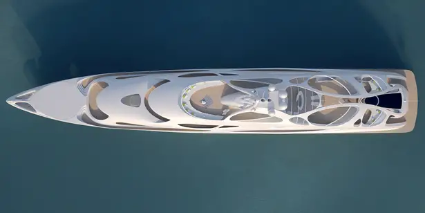 Unique Circle Yacht by Zaha Hadid