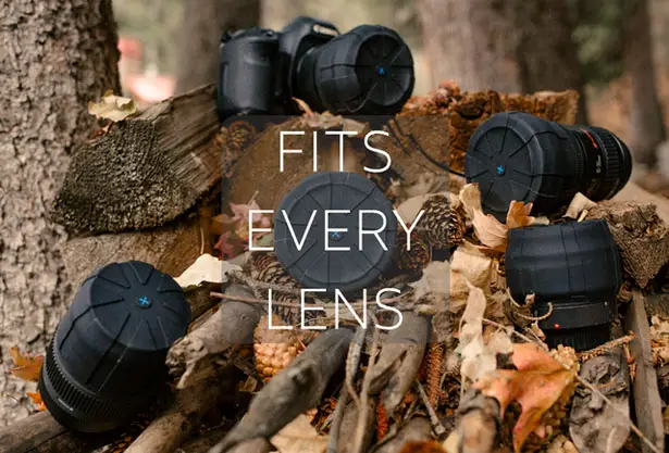 Universal Lens Cap: Stretchable Cap That Fits Every DSLR Camera Lens - Tuvie Design