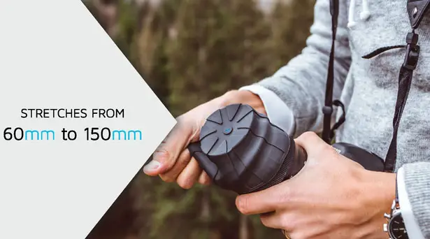 Universal Lens Cap - 1 Cap for Every DSLR Camera Lens by KUVRD