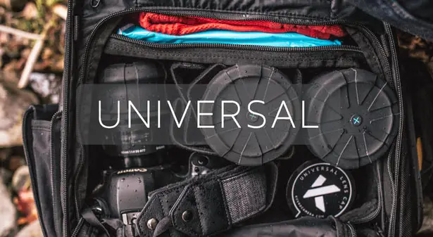 Universal Lens Cap - 1 Cap for Every DSLR Camera Lens by KUVRD