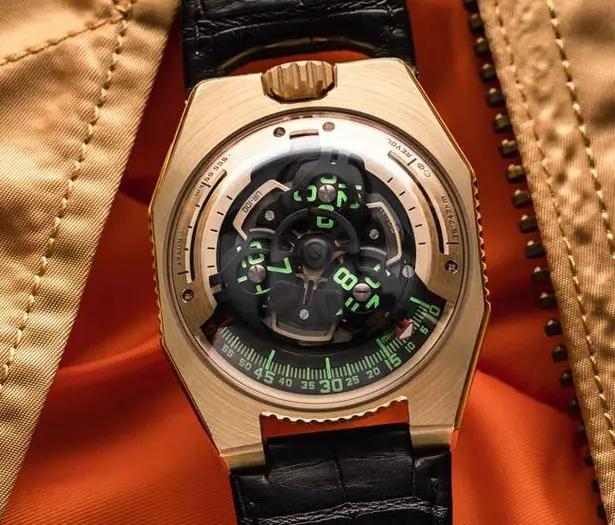 UR-100 Gold Edition FIGHT-C19 Watch