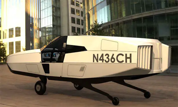 Futuristic CityHawk eVTOL by Urban Aeronautics