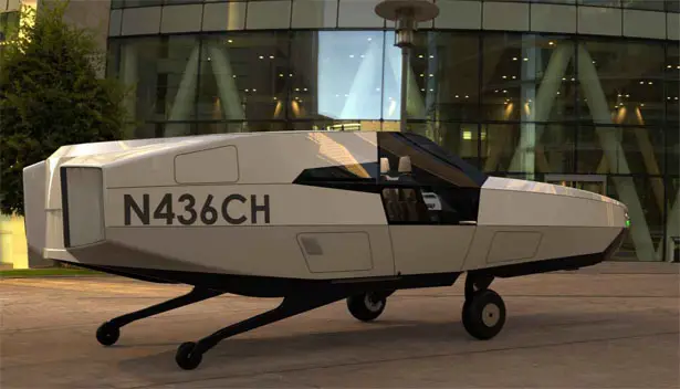 Futuristic CityHawk eVTOL by Urban Aeronautics