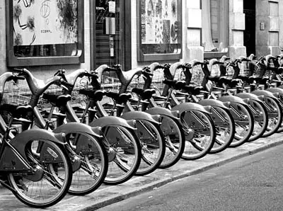 future urban bike sharing system