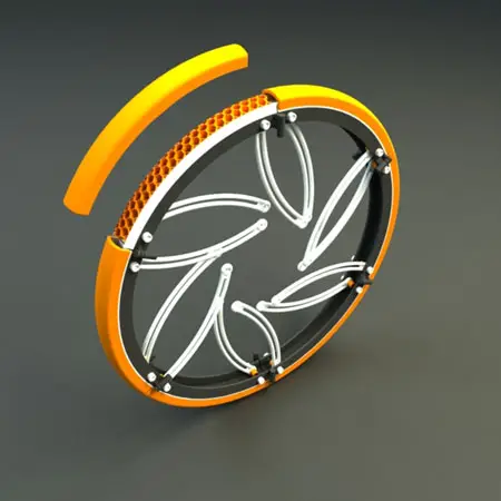 urban bike with folding wheel system