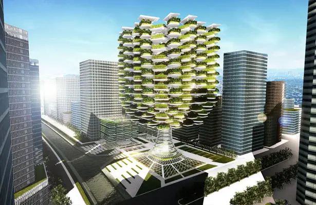 Urban Skyfarm : Future Vertical Farm for Urban Areas
