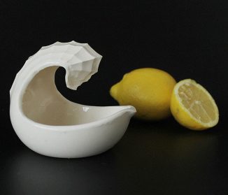 Urchin Ceramic Lemon Squeezer Looks Like a Beautiful Sculpture in Your Kitchen