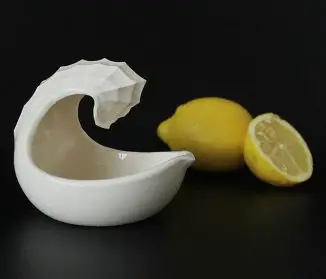 Urchin Ceramic Lemon Squeezer Looks Like a Beautiful Sculpture in Your Kitchen