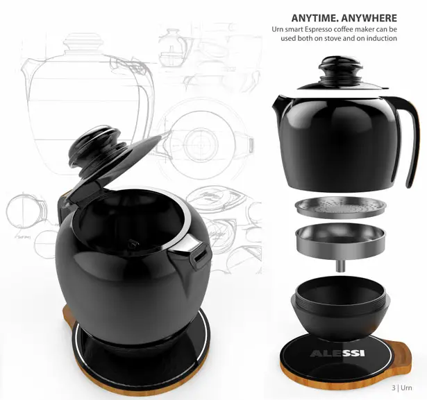 Urn - Smart Espresso Coffee Maker by Akshay Khandelwal