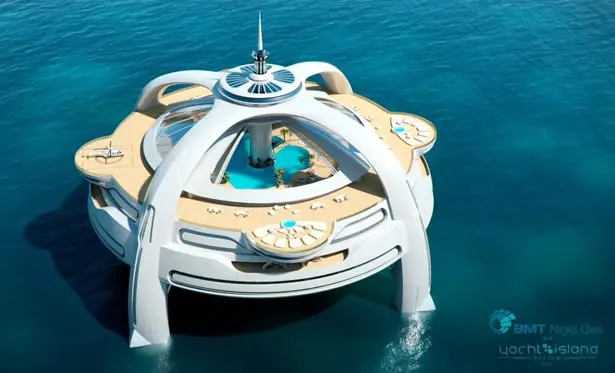 Utopia Yacht : A Vision of Future Yacht by BMT Nigel Gee and Yacht Island Design