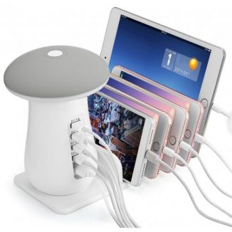 Utorch Multi-use USB Charging Holder and Mushroom Shaped LED Light