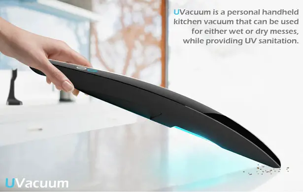 UVacuum Personal Handheld Kitchen Vacuum by Galen Eliason-Carey