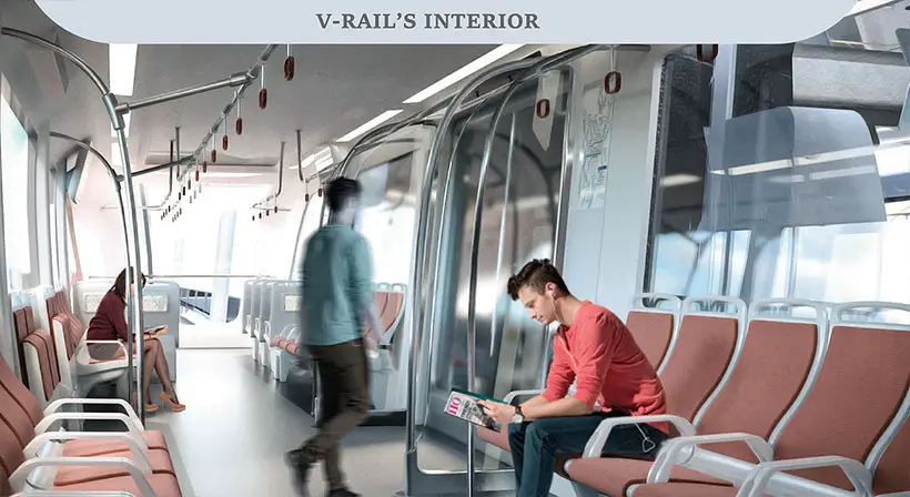 V-Rail Futuristic Green Rail Transportation Concept for CRCC