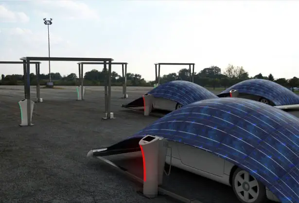 V-Tent Solar Powered Charging and Protecting Unit by Hakan Gursu