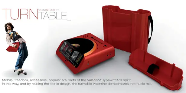 Valentine Turntable by Elodie Delassus