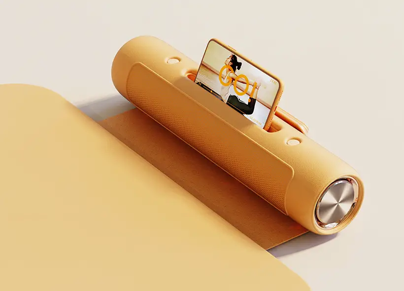 Valiant Speaker Accessory For Yoga Mat by Nianwen Wang, Li Xu, Zhonghua Wan, Zhi Li, YeQuan Liu, ZhiYuan Dong, Tao Huang, Naitian Fan, and Huiyuan Gao