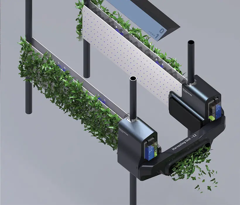 Valtra Vertical Farming Tractor 001 Concept by Jack Donald Morris, Alireza Saeedi, and Benjamin Miller