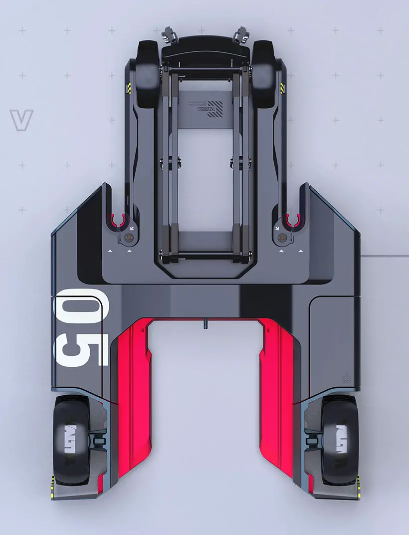 Valtra Vertical Farming Tractor 001 Concept by Jack Donald Morris, Alireza Saeedi, and Benjamin Miller