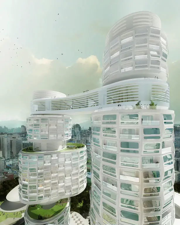 Velo Towers by Asymptote Architecture