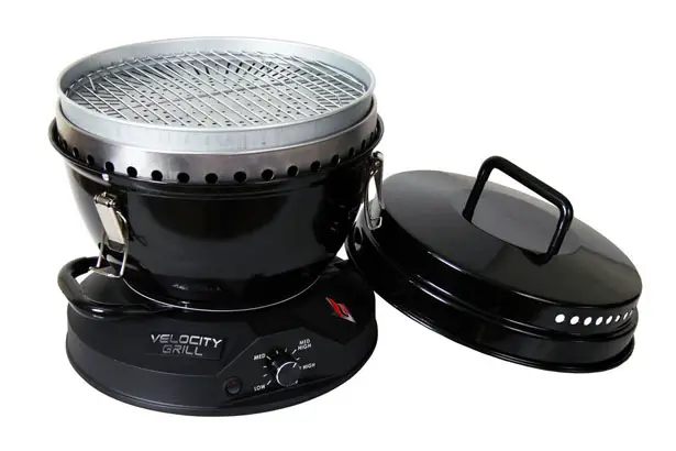 Velocity Grill : Lightweight and Portable Tabletop Grill Is Perfect for Your Tailgate Party