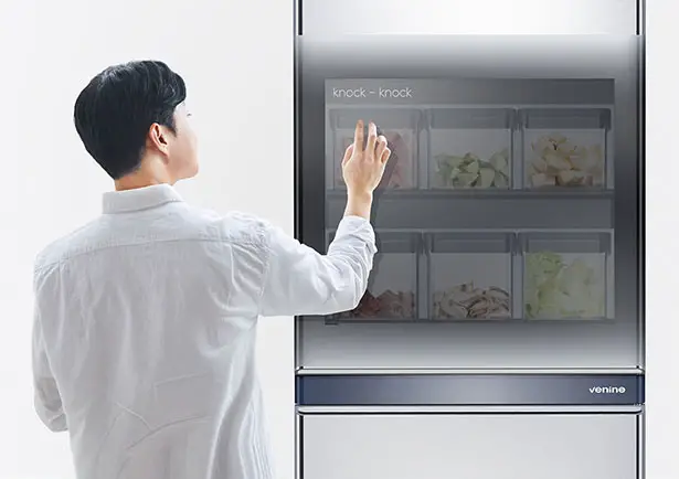 Venine Refrigerator by You-jin Syn and Designer Dot