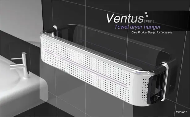 Ventus Towel Dryer Hanger by Seung Hyun Lee