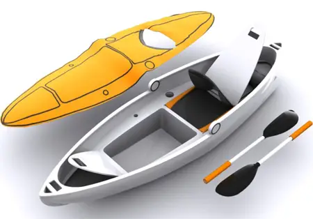 verseka transformable boat concept