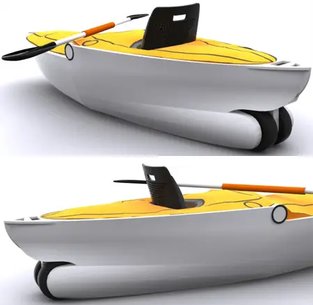 verseka transformable boat concept