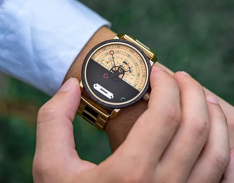 VertmaxDesign Mechanical Wooden Watch