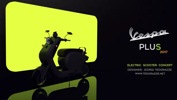 Vespa Plus : The Next Generation of Italian Electric Scooter by Giorgi Tedoradze