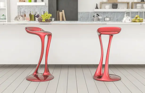 Modern Vetka Stool by Nuvist