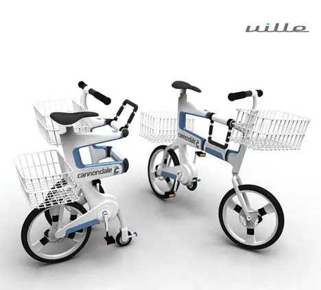 Ville Folding Bike Doubles As A Shopping Cart