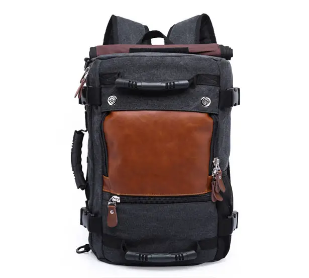 Unisex Vintage Canvas Sporty Backpack