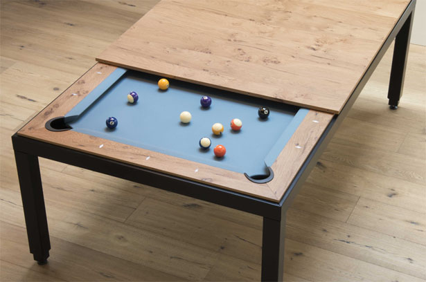 Vintage : Dining Pool Table by FusionTables