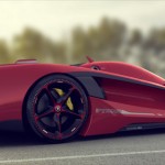 Vision GT Concept Car Proposal for Ferrari by Peter Spriggs