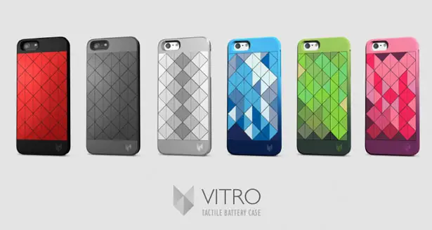 Vitro Tactile Battery Case by Natt Phenjati, Emmika Sakonwitthayanon, Zijing Zhang