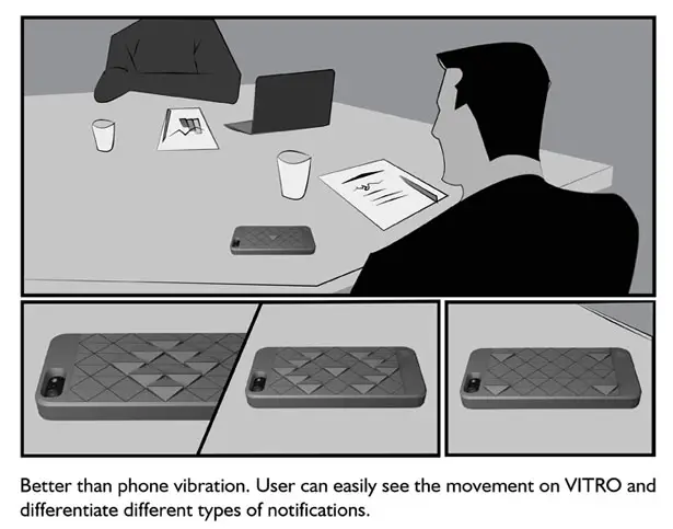 Vitro Tactile Battery Case by Natt Phenjati, Emmika Sakonwitthayanon, Zijing Zhang