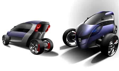 viu futuristic car