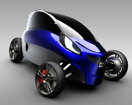 viu futuristic car